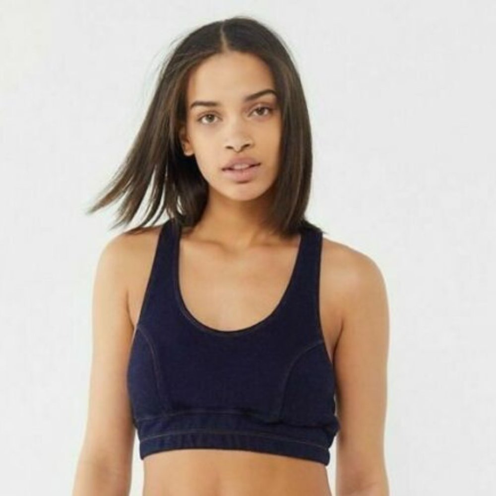 Urban Outfitters Denim Racerback Bra Top NEW